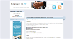 Desktop Screenshot of empregosemsp.com.br